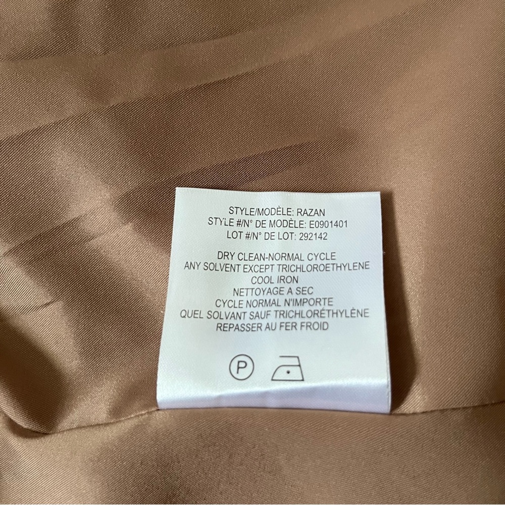 Theory Razan Tan Coat - Picture 8 of 8